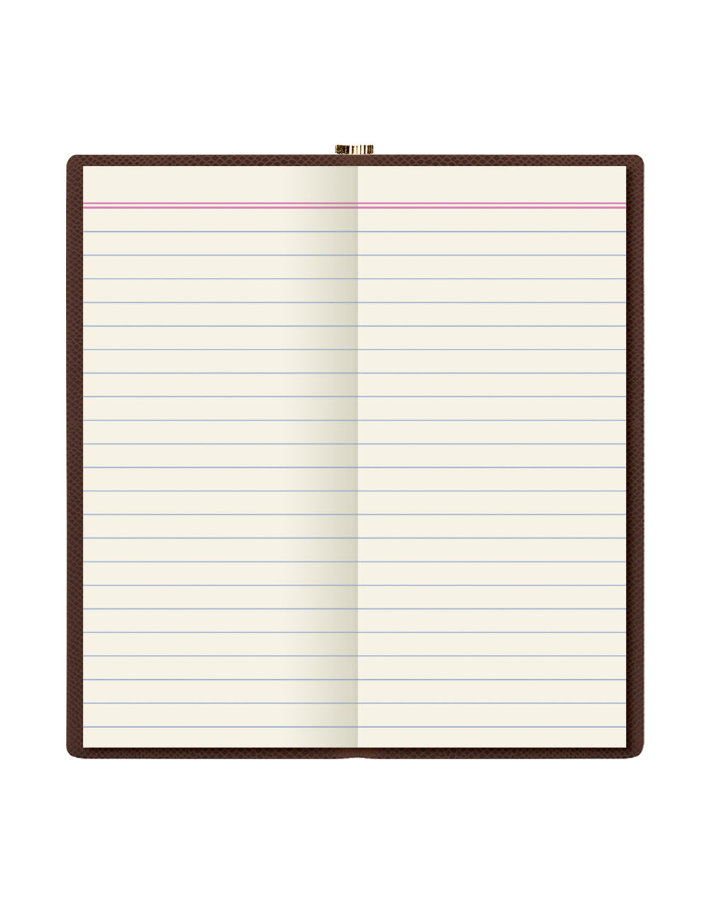 Legacy Slim Pocket Ruled Notebook Chocolate