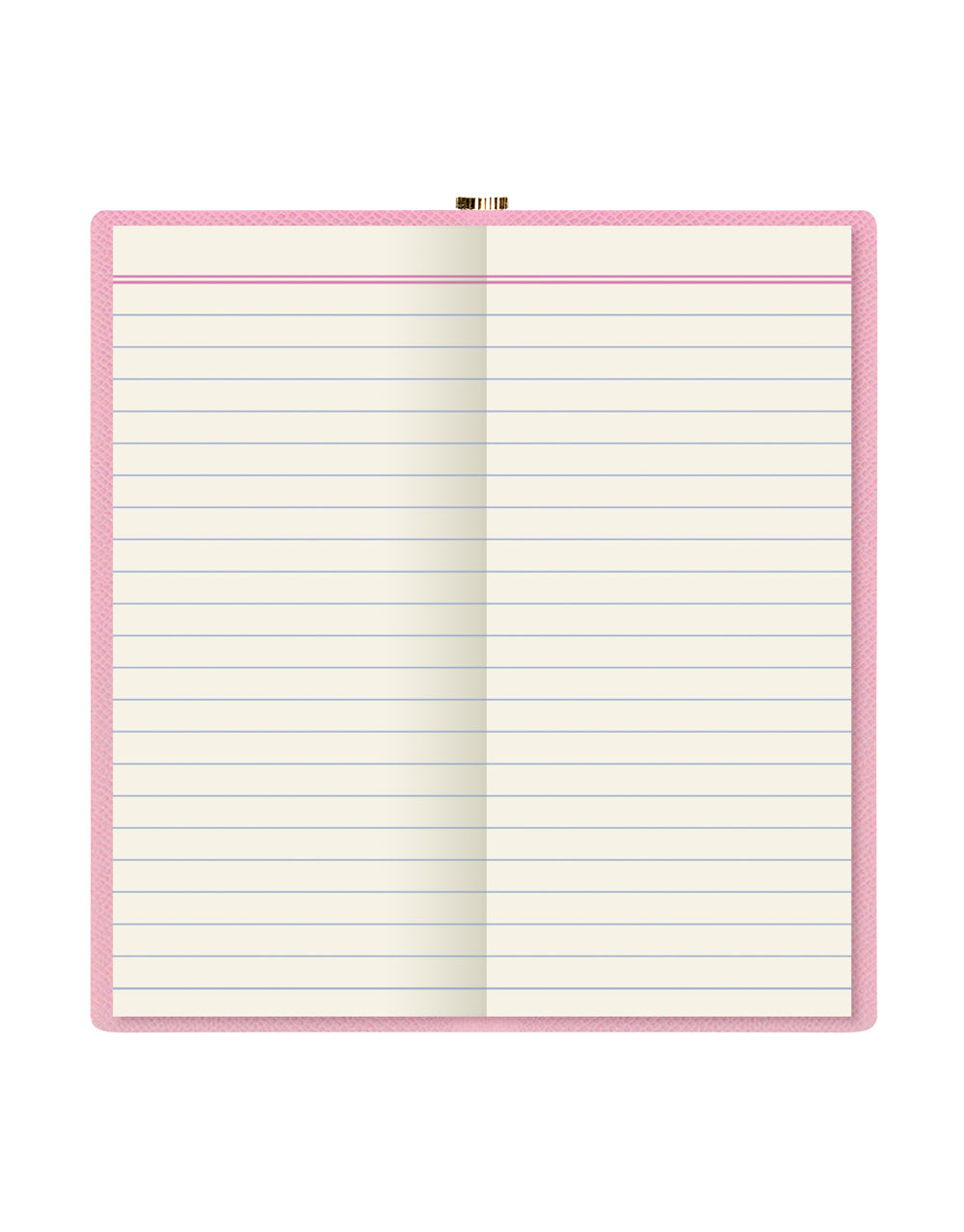 Legacy Slim Pocket Ruled Notebook Blush
