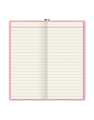 Legacy Slim Pocket Ruled Notebook Blush