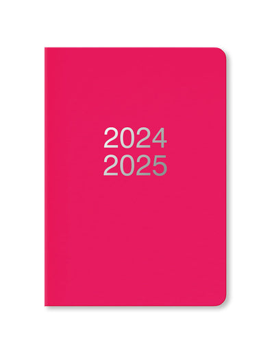 Dazzle A5 Week to View Diary 2024-2025 - Multilanguage#colour_pink