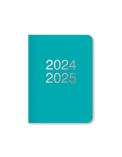 Dazzle A6 Week to View Diary 2024-2025 - Multilanguage#colour_turquoise