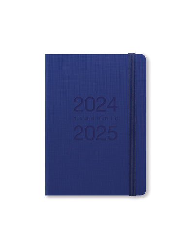 Memo A6 Week to View Diary 2024-2025 - Multilanguage#colour_blue