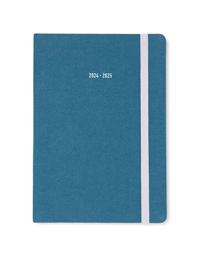 Raw A5 Week to View Diary 2024-2025 - Multilanguage#colour_teal