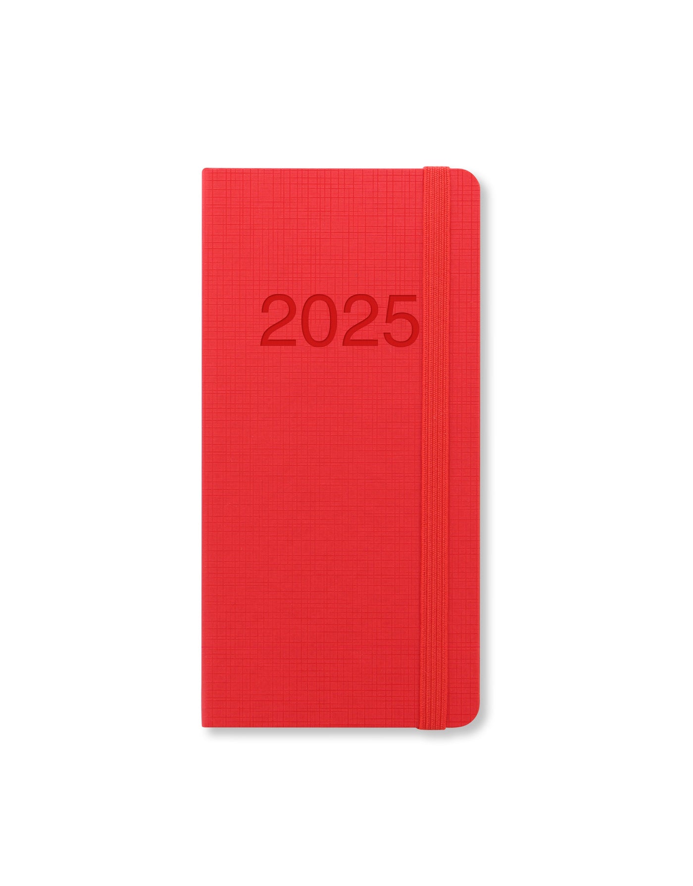 Memo Slim Week to View Diary 2025 - Multilanguage 25-080261#colour_red