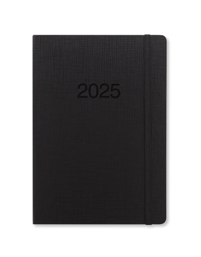 Memo A5 Week to View Diary 2025 - Multilanguage 25-080266#colour_black