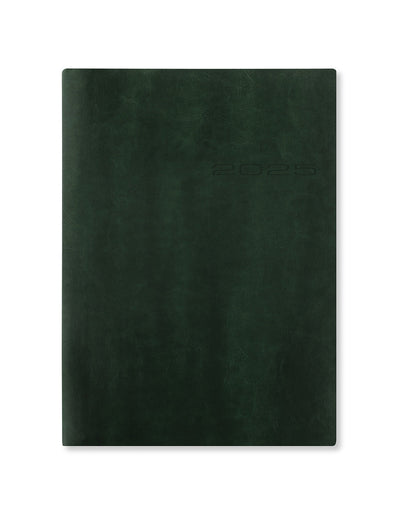 Lecassa A5 Week to View Diary 2025 - Multilanguage 25-081747#colour_british-racing-green