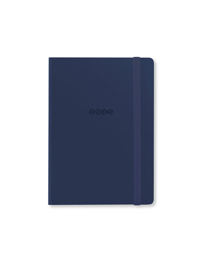 Edge A6 Week to View Diary with Notes 2025 25-081952#colour_navy