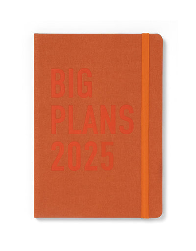 Big Plans A5 Week to View Diary 2025 - Multilanguage 25-082418#colour_rust