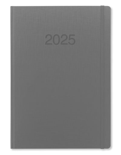 Memo A4 Week to View Diary 2025 - Multilanguage 25-082490#colour_concrete