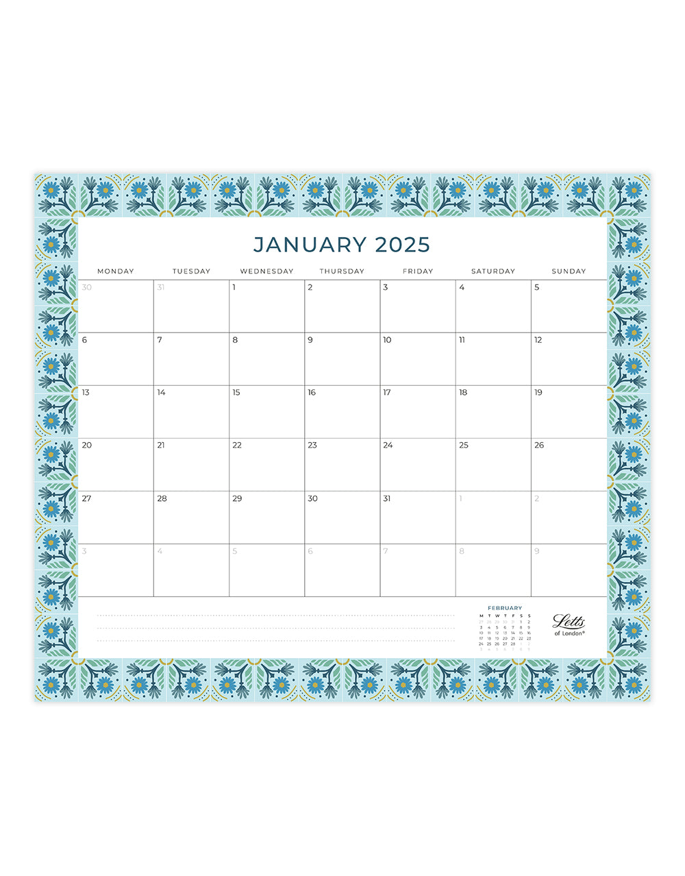 Morocco 2025 Wall Calendar