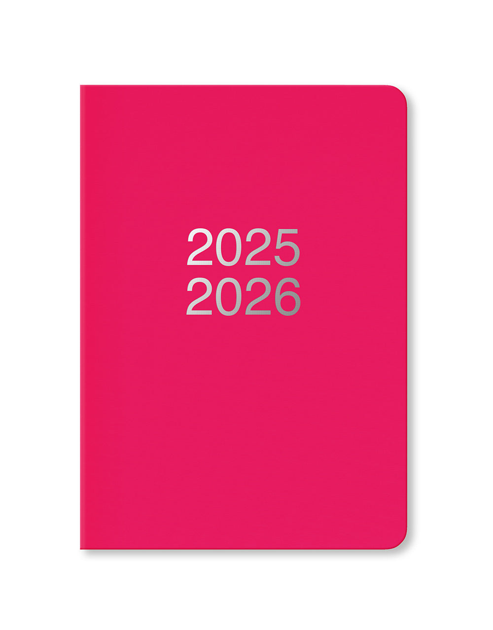 Letts Dazzle A5 Week to View Diary 2025-2026 - Multilanguage 26-030358 #colour_pink