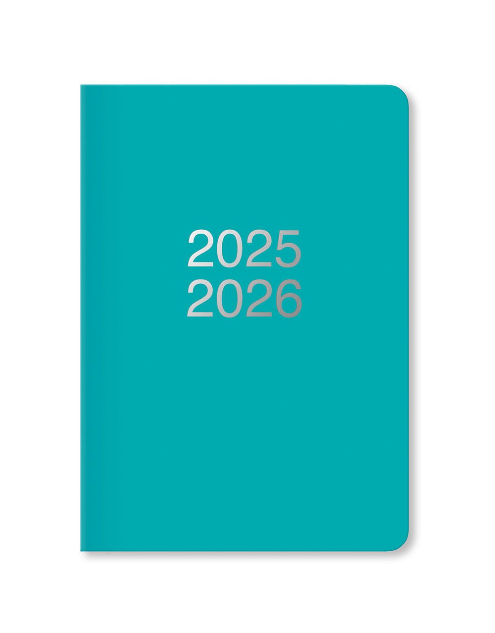 Letts Dazzle A5 Week to View Diary 2025-2026 - Multilanguage 26-030613 #colour_turquoise