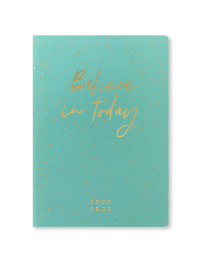 Letts Inspire A5 Week to View Diary 2025-2026 - Multilanguage 26-031389 #colour_green