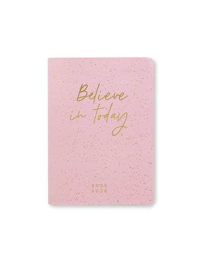 Letts Inspire A6 Week to View Diary 2025-2026 - Multilanguage 26-031398 #colour_pink