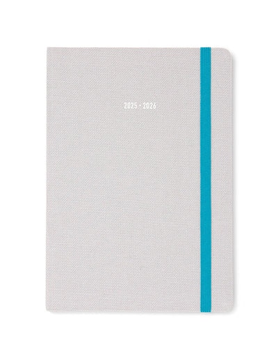 Letts Raw A5 Week to View Diary 2025-2026 - Multilanguage 26-031728 #colour_grey