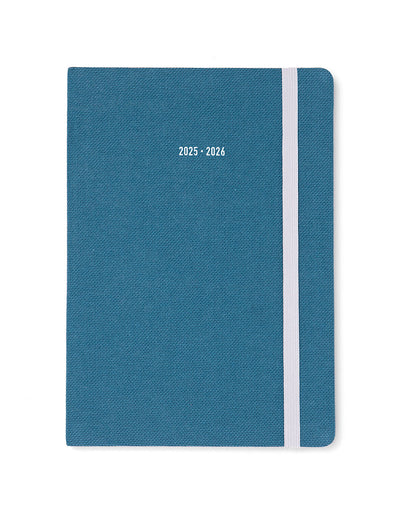 Letts Raw A5 Week to View Diary 2025-2026 - Multilanguage 26-031729 #colour_teal