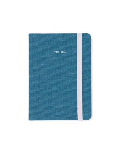 Letts Raw A6 Week to View Diary 2025-2026 - Multilanguage 26-031734 #colour_teal