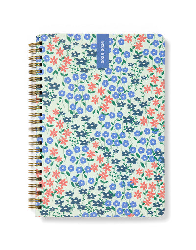 Letts Spring Valley A5 Week to View 18-Month Diary 2025-2026 - Multilanguage