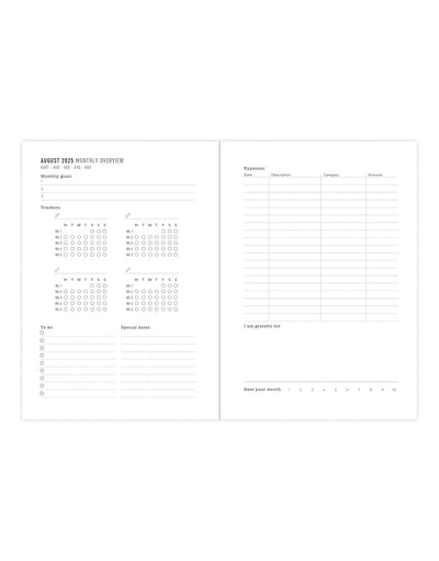 Letts Joy A6 Week to View Diary 2025-2026 - Multilanguage 26-031808 #colour_teal