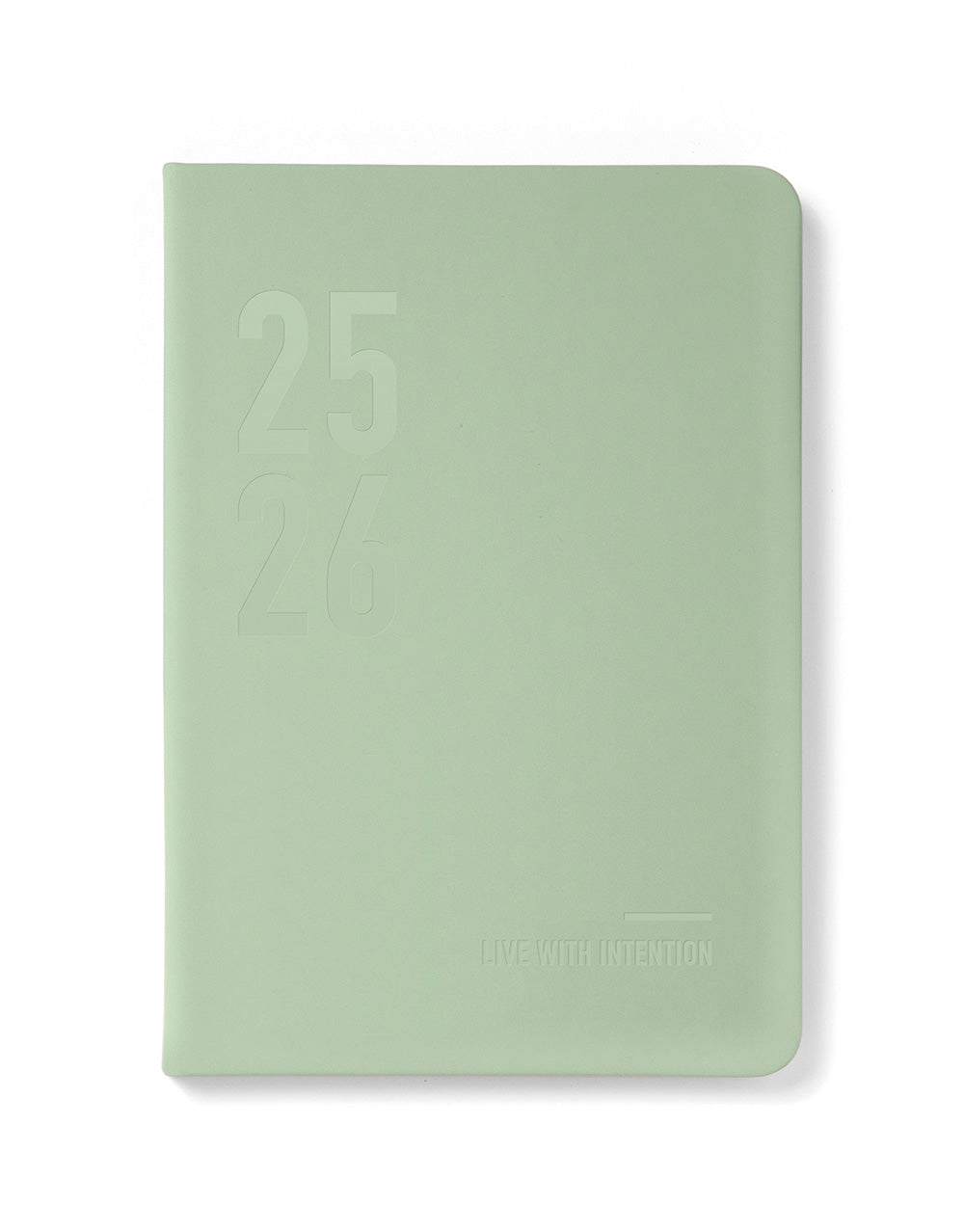 Letts Conscious A5 Day to a Page Diary with Appointments 2025-2026 - Multilanguage 26-031829 #colour_sage