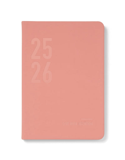 Letts Conscious A5 Day to a Page Diary with Appointments 2025-2026 - Multilanguage 26-031830 #colour_clay