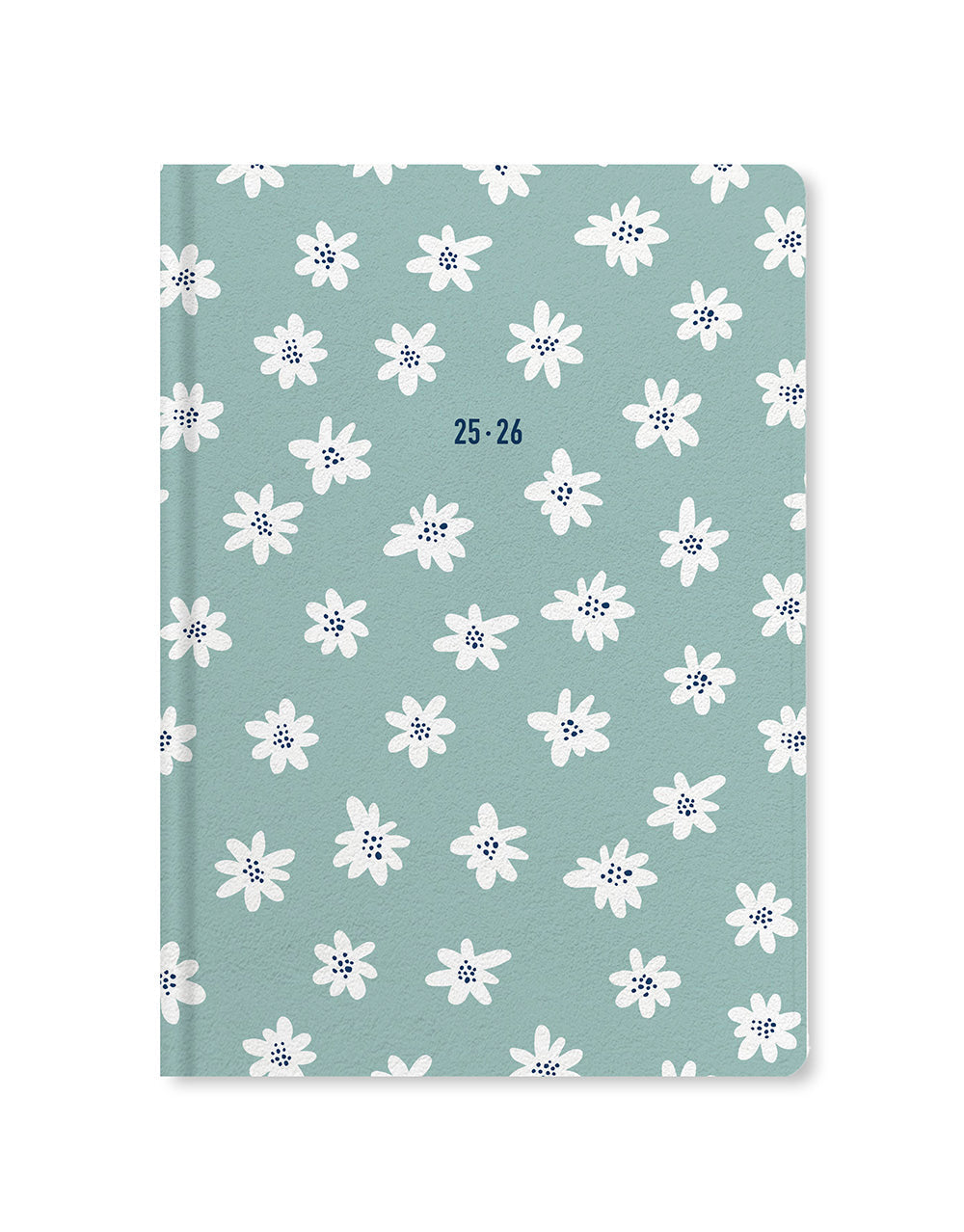 Letts Daisies A5 Week to View Diary 2025-2026 - Multilanguage 26-031866 #colour_mint