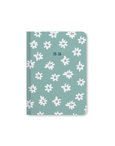 Daisies A6 Week to View Diary 2025-2026 - Multilanguage