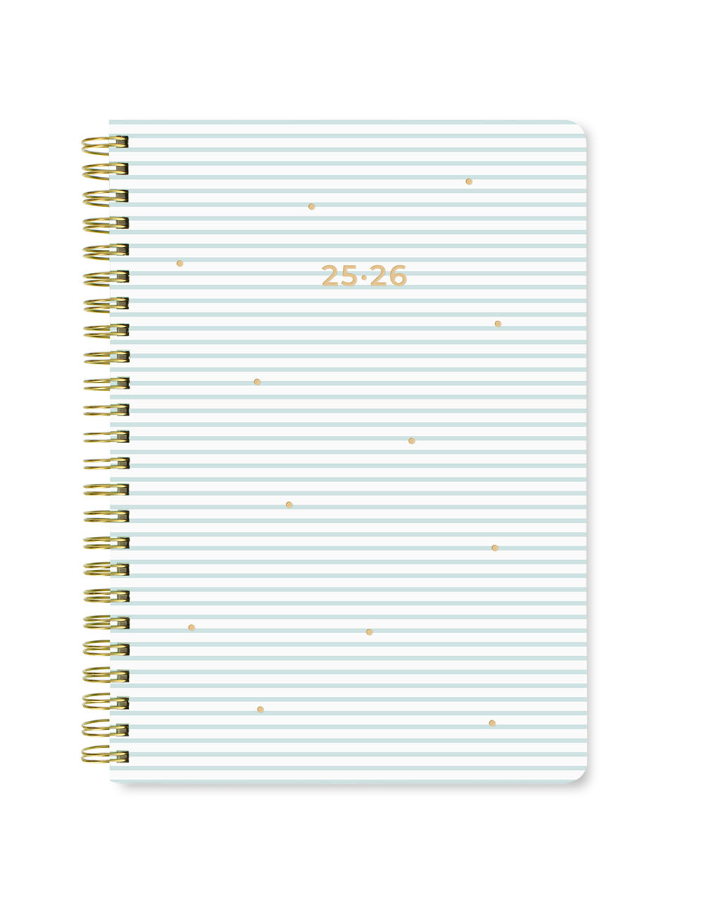 Letts Stripes A5 Week to View Diary 2025-2026 - Multilanguage 26-031874 #colour_sky
