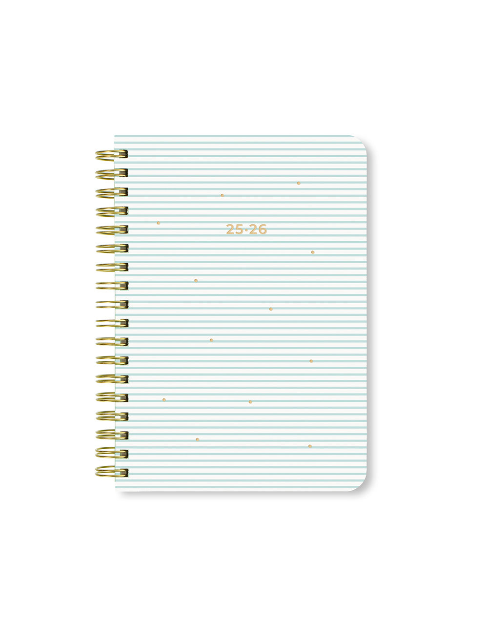 Letts Stripes A6 Week to View Diary 2025-2026 - Multilanguage 26-031878 #colour_sky