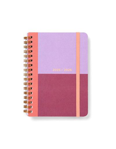 Letts Colour Block A6 Week to View Diary 2025-2026 - Multilanguage