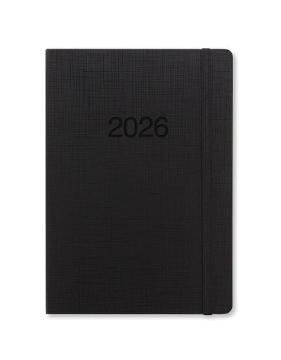 Letts of London Memo A5 Week to View Diary 2026 - Multilanguage Black 26-080266 #colour_black