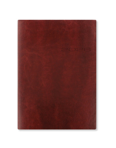 Letts of London Lecassa A5 Week to View Diary 2026 - Multilanguage Brown 26-080414 #colour_brown