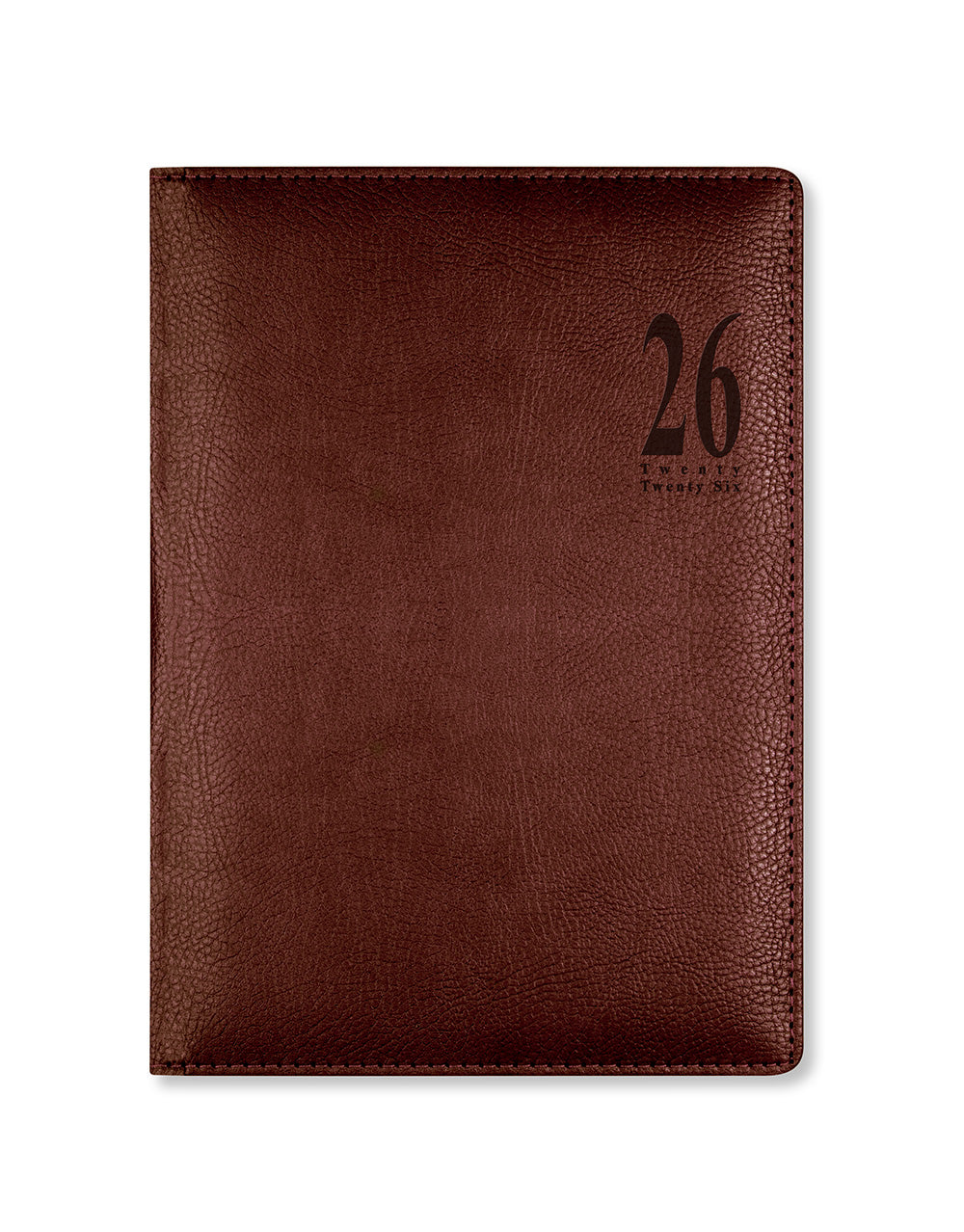 Letts of London Milano A5 Week to View Diary 2026 - Multilanguage Chocolate 26-081170 #colour_chocolate