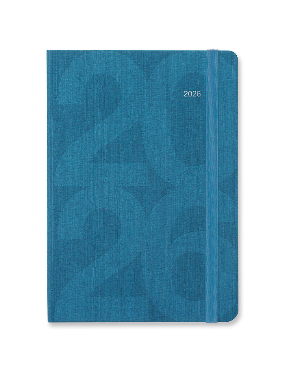 Letts of London Block A5 Week to View Diary 2026 - Multilanguage Teal 26-081671 #colour_teal