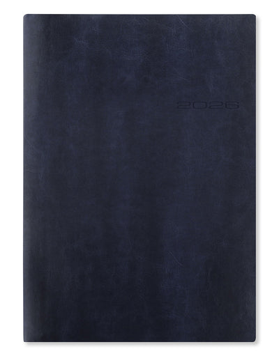 Letts of London Lecassa A4 Day to a Page Diary with Appointments 2026 - Multilanguage Navy 26-081738 #colour_navy