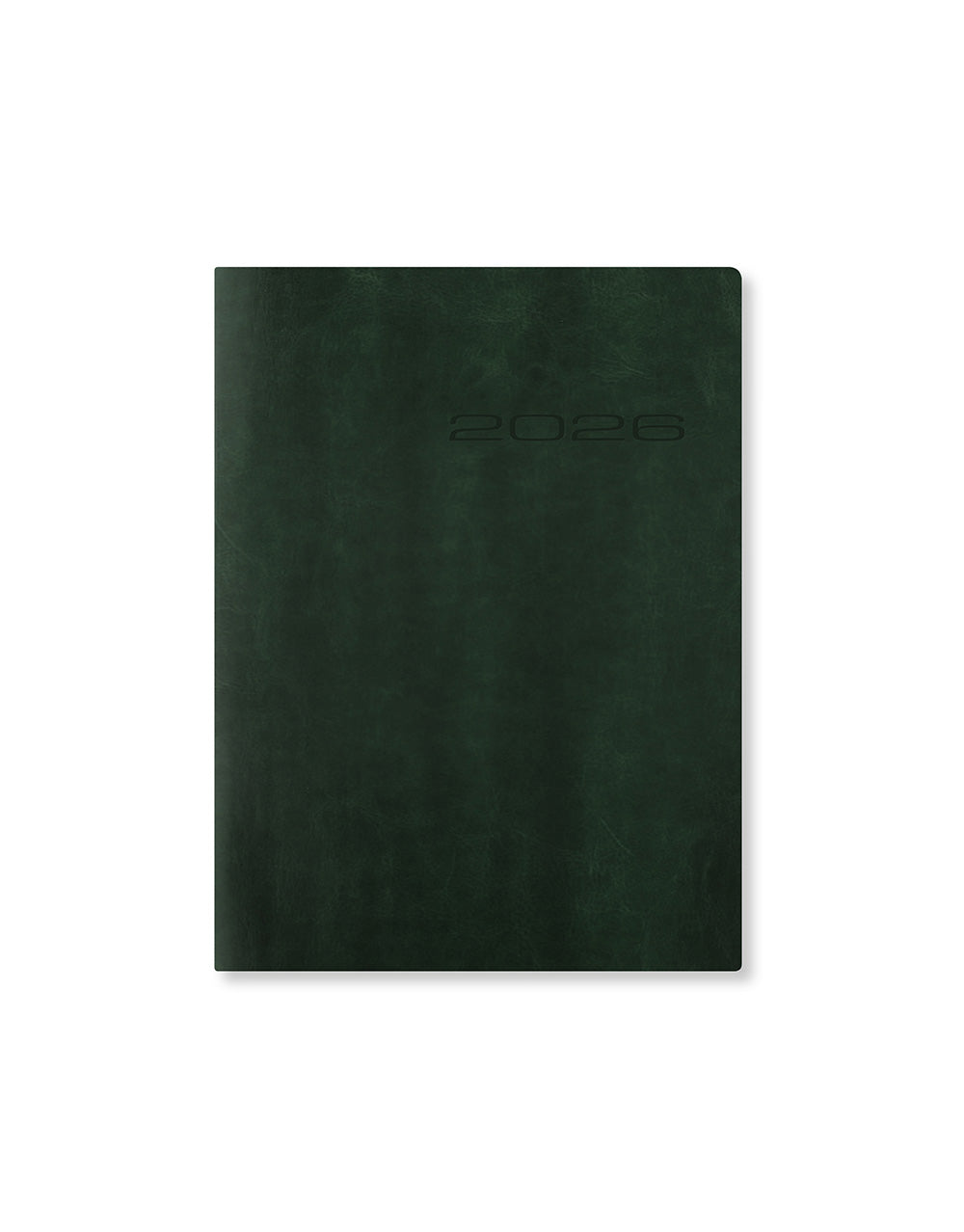 Letts of London Lecassa A6+ Day to a Page Diary with Appointments 2026 - Multilanguage British Racing Green 26-081742 #colour_british-racing-green