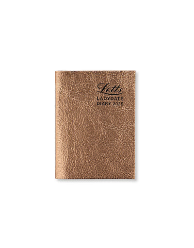 Letts of London Ladydate Mini Pocket Week to View Diary 2026 - English - Sunday Start Rose Gold 26-081957 #colour_rose-gold
