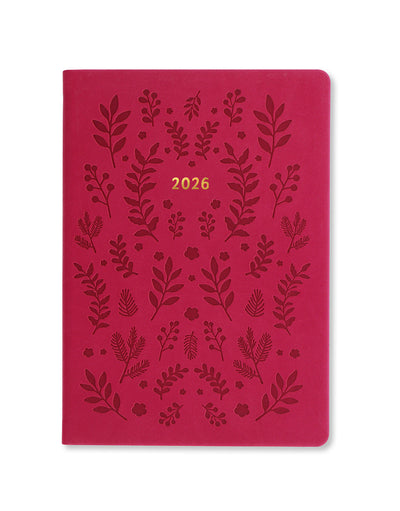 Letts of London Woodland A5 Week to View Diary 2026 - Multilanguage
