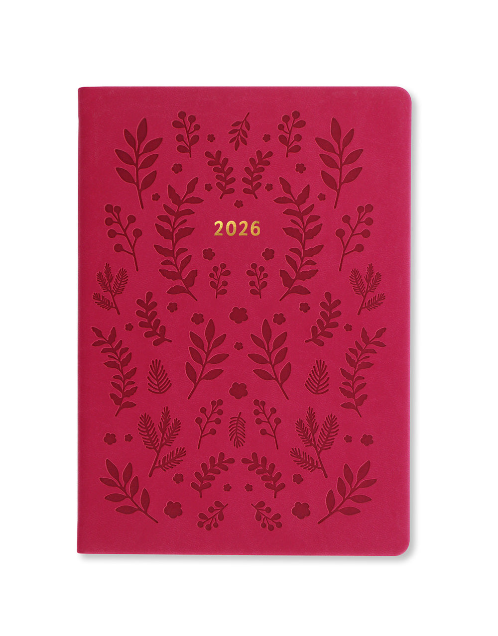 Letts of London Woodland A5 Week to View Diary 2026 - Multilanguage Pink 26-082162 #colour_pink