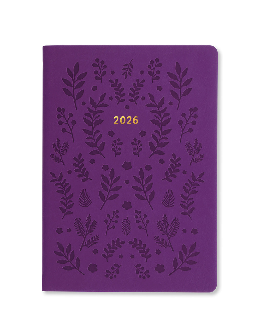 Letts of London Woodland A5 Week to View Diary 2026 - Multilanguage Purple 26-082163 #colour_purple