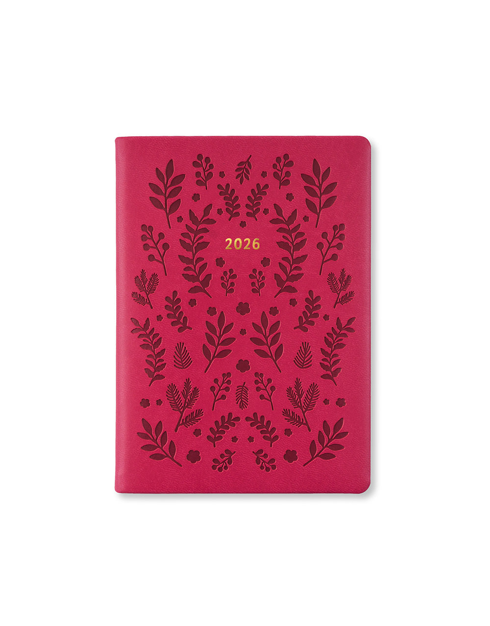 Letts of London Woodland A6 Week to View Diary 2026 - Multilanguage Pink 26-082168 #colour_pink