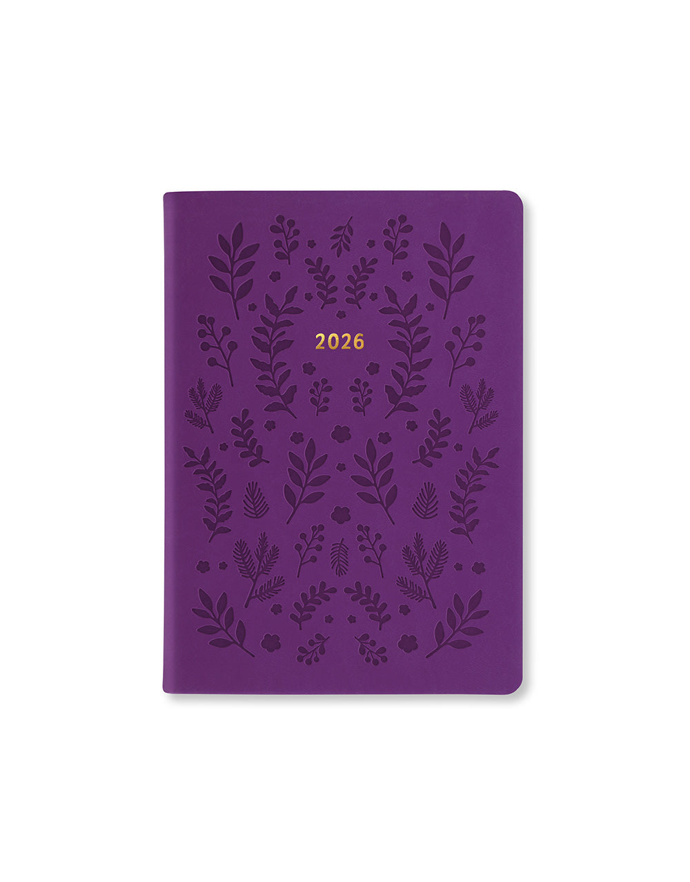 Letts of London Woodland A6 Week to View Diary 2026 - Multilanguage Purple 26-082169 #colour_purple