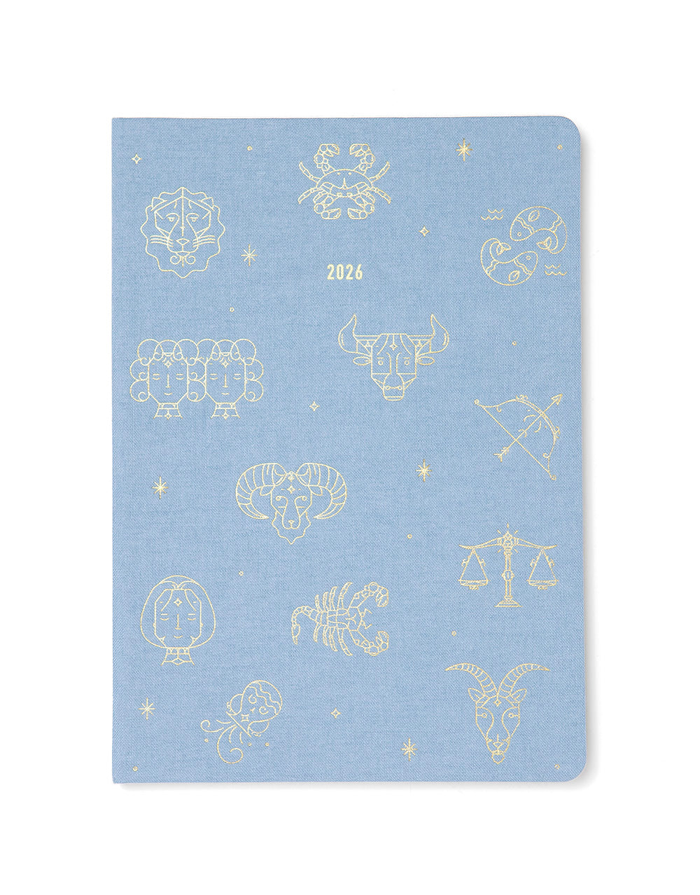 Letts of London Zodiac A5 Week to View Diary 2026 - Multilanguage Sky 26-082296 #colour_sky