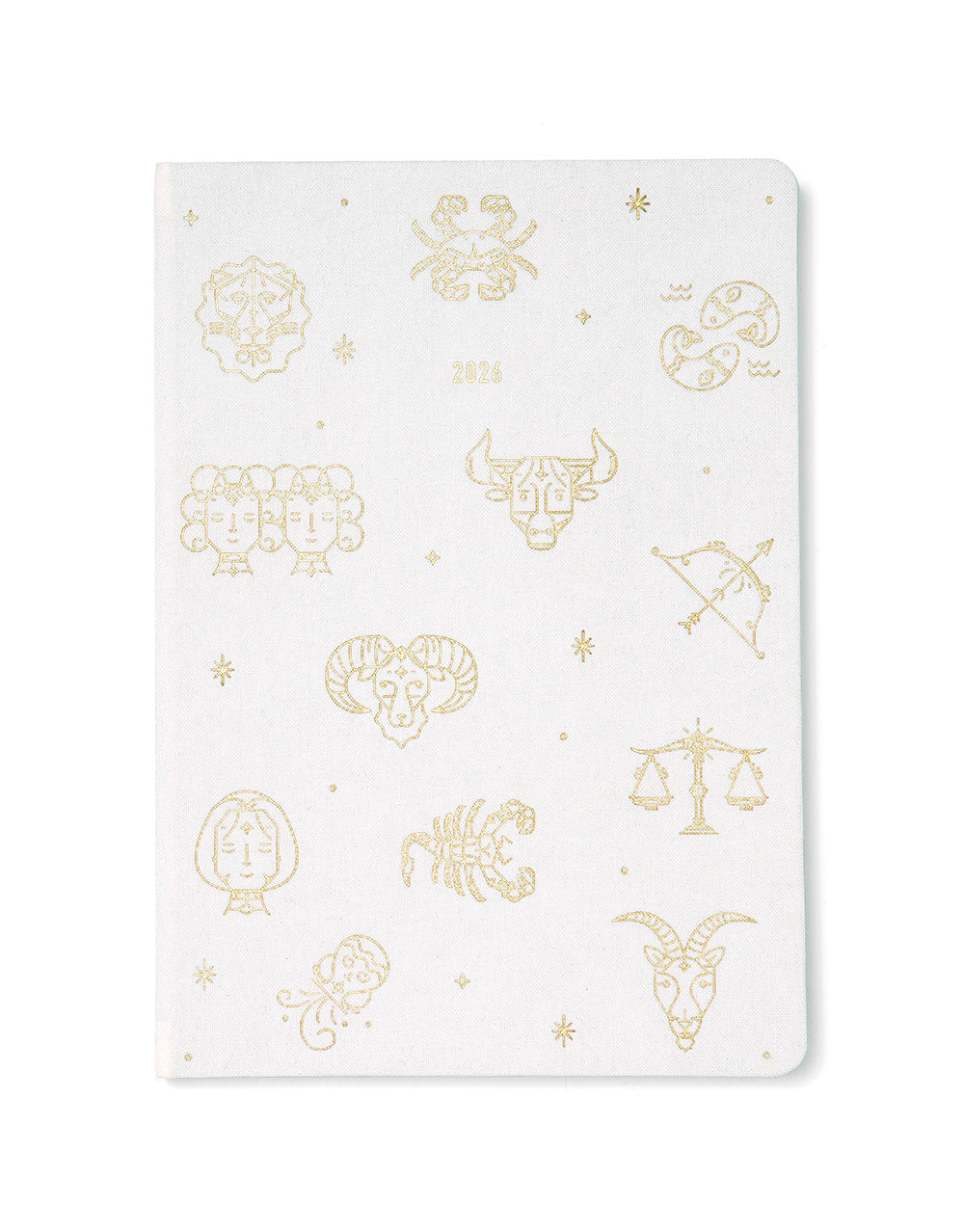 Letts of London Zodiac A5 Week to View Diary 2026 - Multilanguage Ivory 26-082297 #colour_ivory