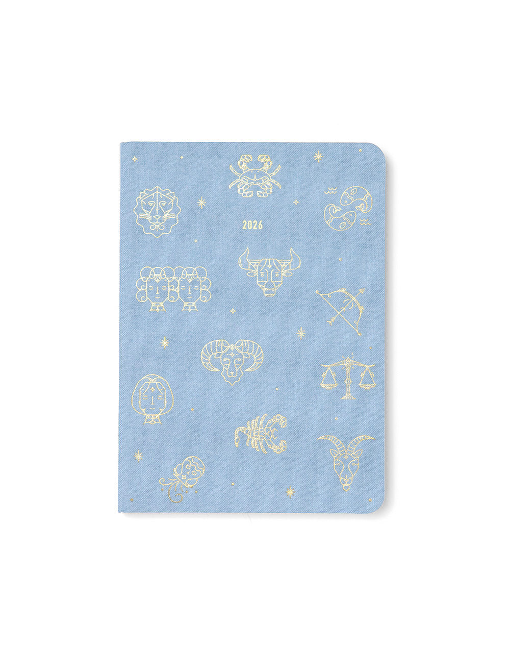 Letts of London Zodiac A6 Week to View Diary 2026 - Multilanguage Sky 26-082300 #colour_sky