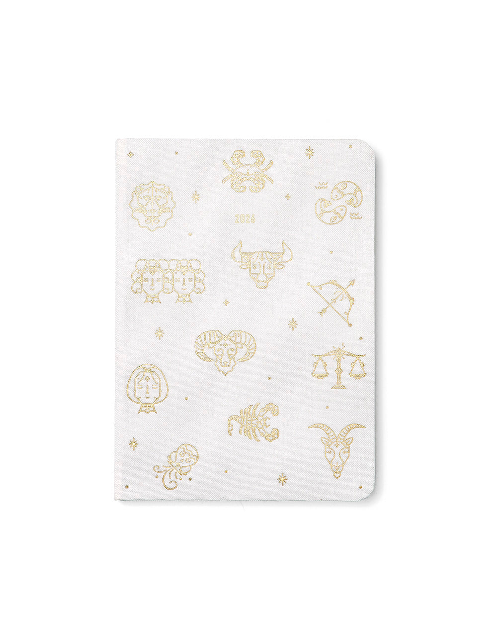 Letts of London Zodiac A6 Week to View Diary 2026 - Multilanguage Ivory 26-082301 #colour_ivory
