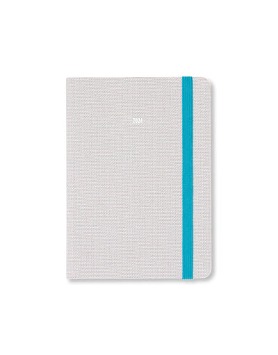 Letts of London Raw A6 Week to View Diary 2026 - Multilanguage Grey 26-082312 #colour_grey