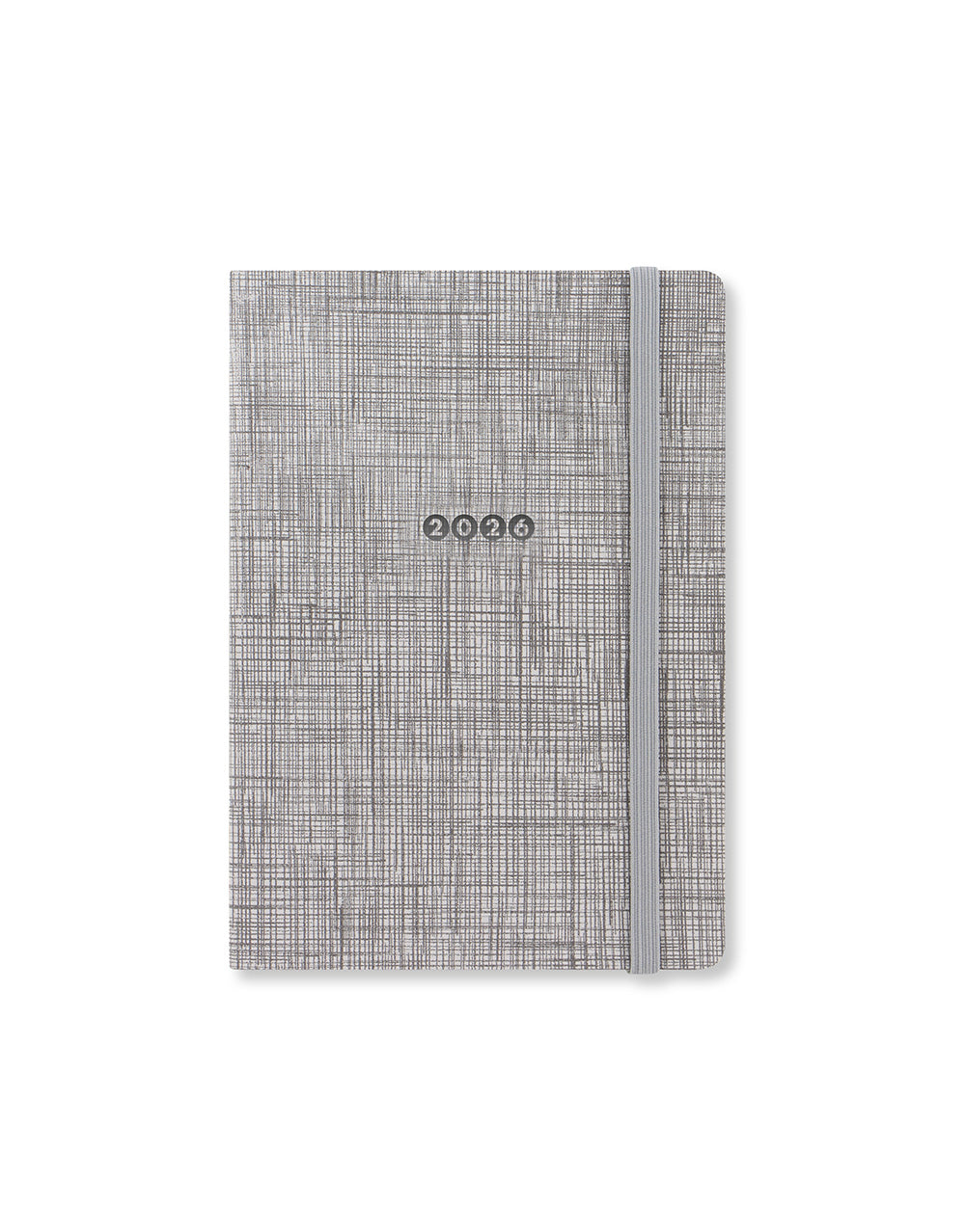 Letts of London Edge A6 Week to View Diary with Notes 2026 Grey Grid 26-082340 #colour_grey-grid