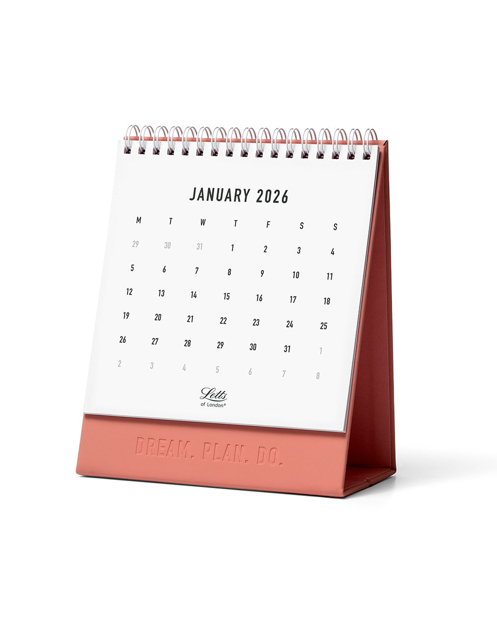 Letts of London Conscious 2026 Desk Calendar Clay 26-082343 #colour_clay