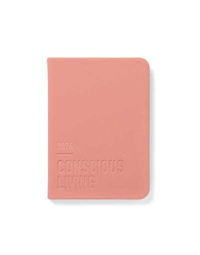 Letts of London Conscious A6 Day to a Page Diary with Appointments 2026 - Multilanguage Clay 26-082412 #colour_clay